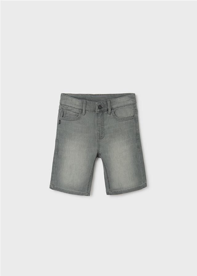 Bermuda soft denim GRIS CLARO