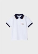 Polo m/c prints BLANCO